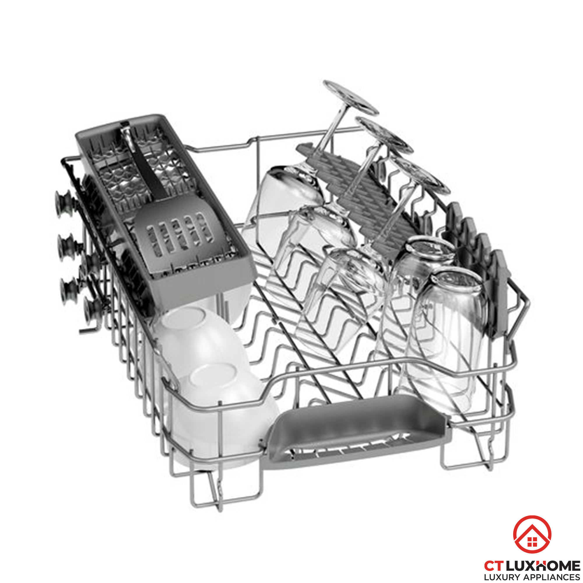 MÁY RỬA BÁT BOSCH BÁN ÂM SPI50E95EU SERIE 4 NGANG 45CM