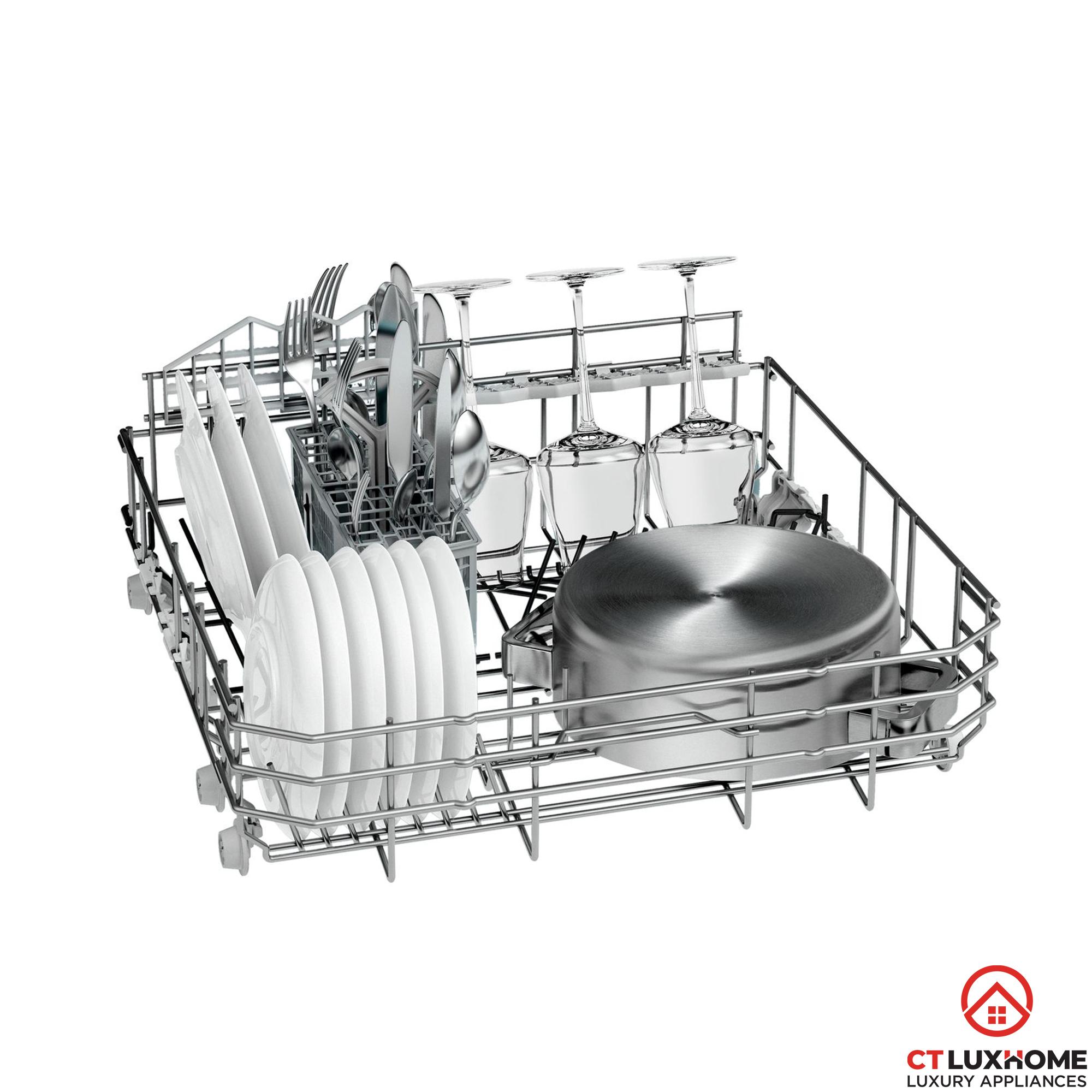 MÁY RỬA BÁT MINI ÂM TỦ BOSCH SCE64M65EU SERIE 6 8 BỘ