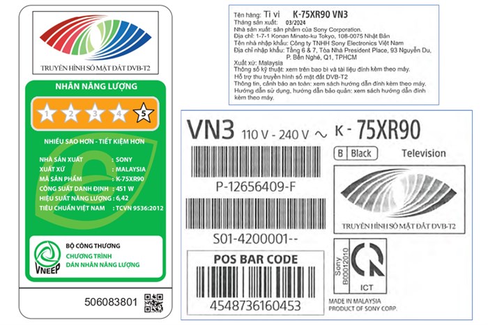 Google Tivi QLED Mini LED Sony 4K 75 inch K-75XR90