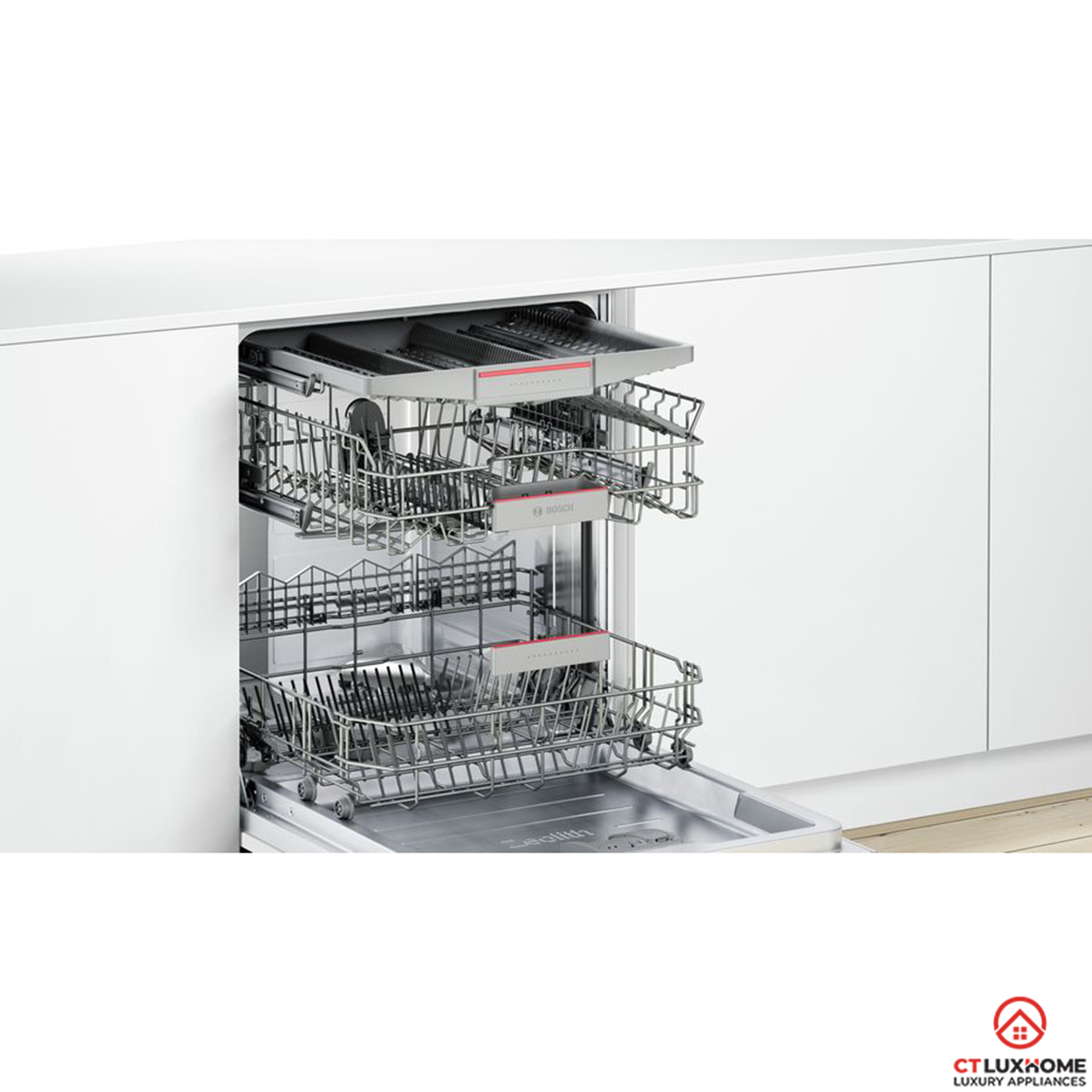 MÁY RỬA BÁT BOSCH BÁN ÂM SMI68MS04E SERIE 6 SẤY ZEOLITH