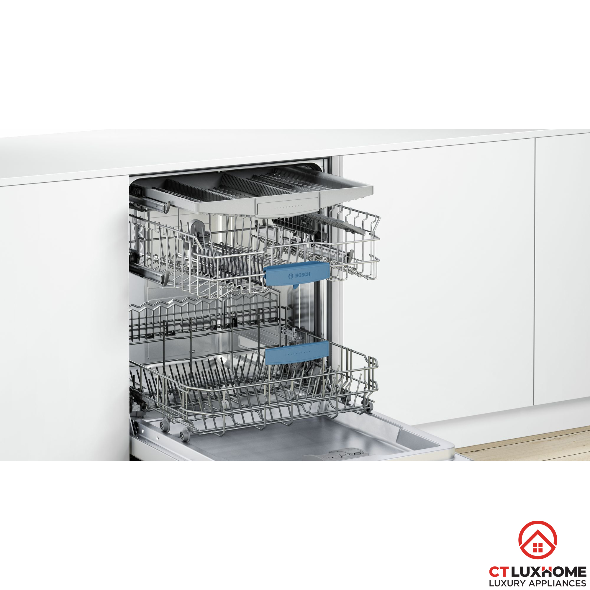 MÁY RỬA BÁT BÁN ÂM BOSCH SMU68N25EU SERIE 6 14 BỘ