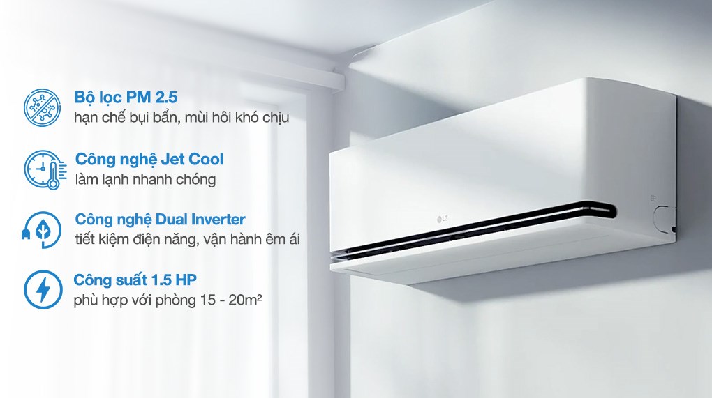 Điều hòa LG Inverter 12000 BTU 2 chiều IDH12M1