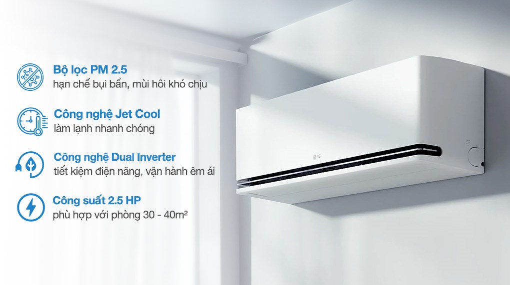 Điều hòa LG Inverter 24000 BTU 2 chiều IDH24M1