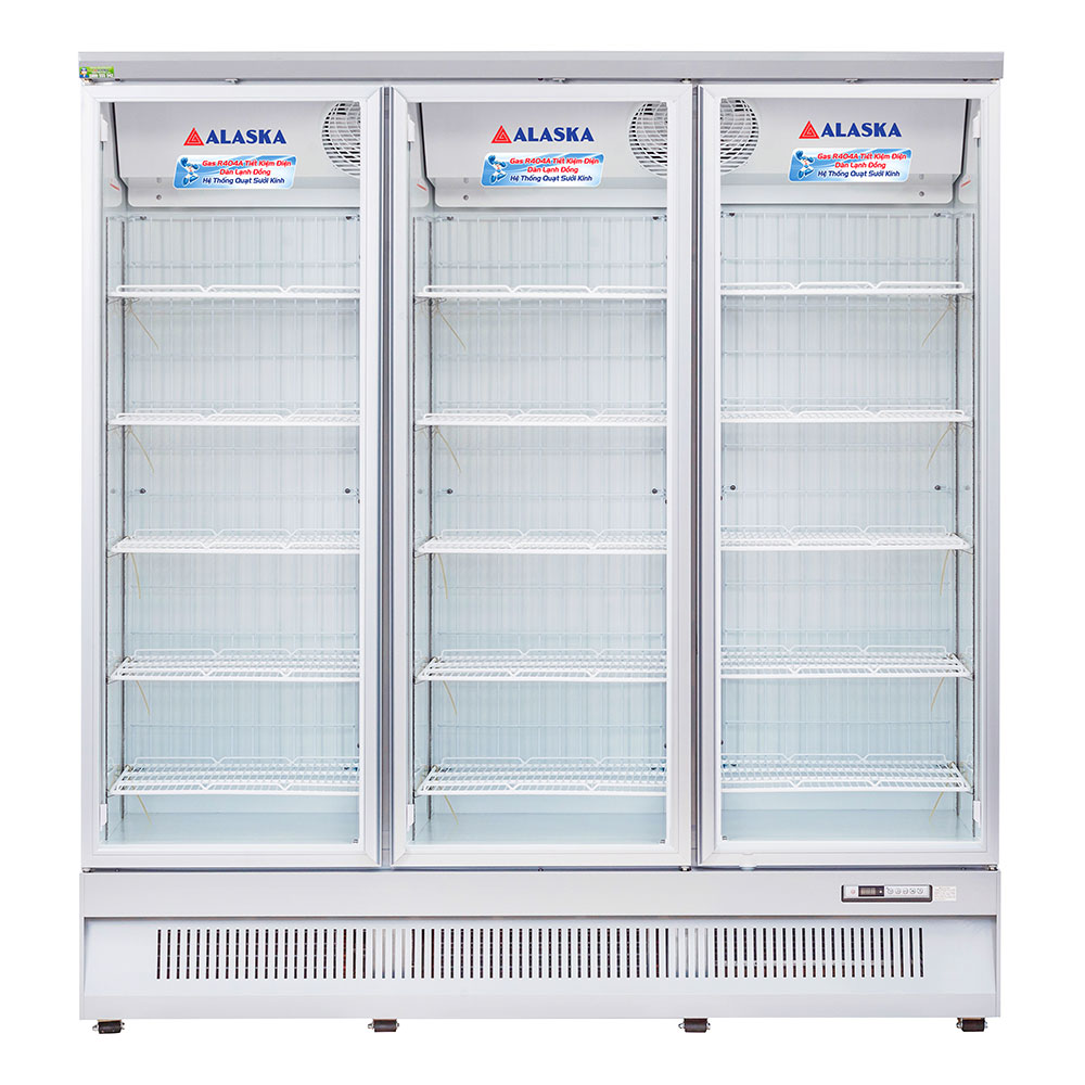 Tủ đông đứng mặt kính Alaska IF-1100G3 1.540 lít, 3 cánh