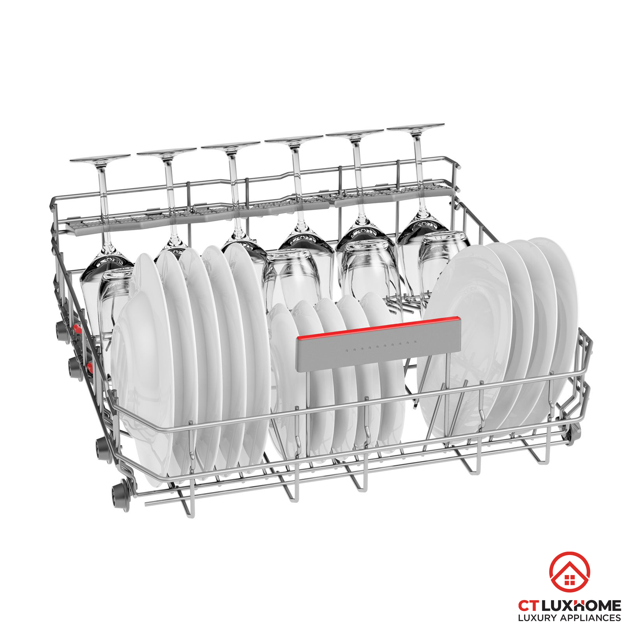 MÁY RỬA BÁT BÁN ÂM BOSCH SMI68NS06G SERIE 6 14 BỘ