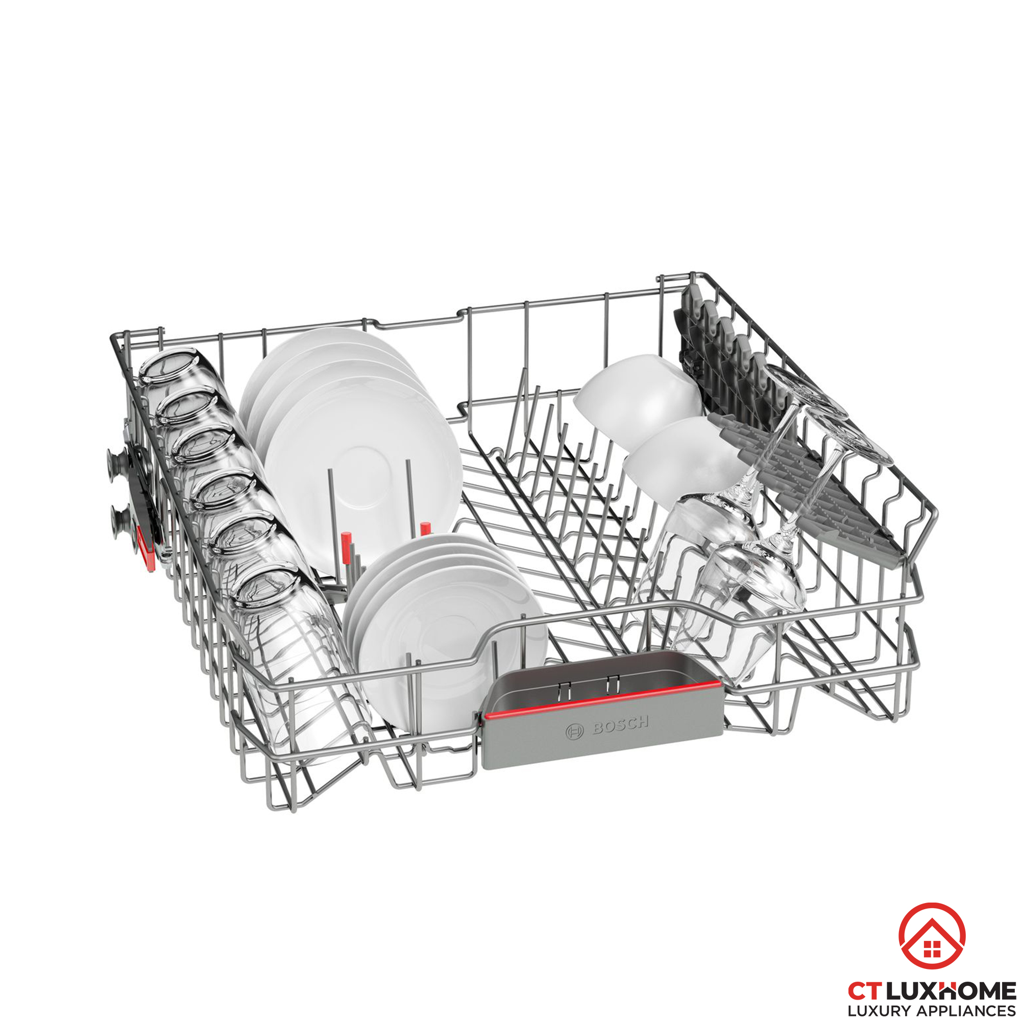 MÁY RỬA BÁT BÁN ÂM BOSCH SMI68NS06G SERIE 6 14 BỘ