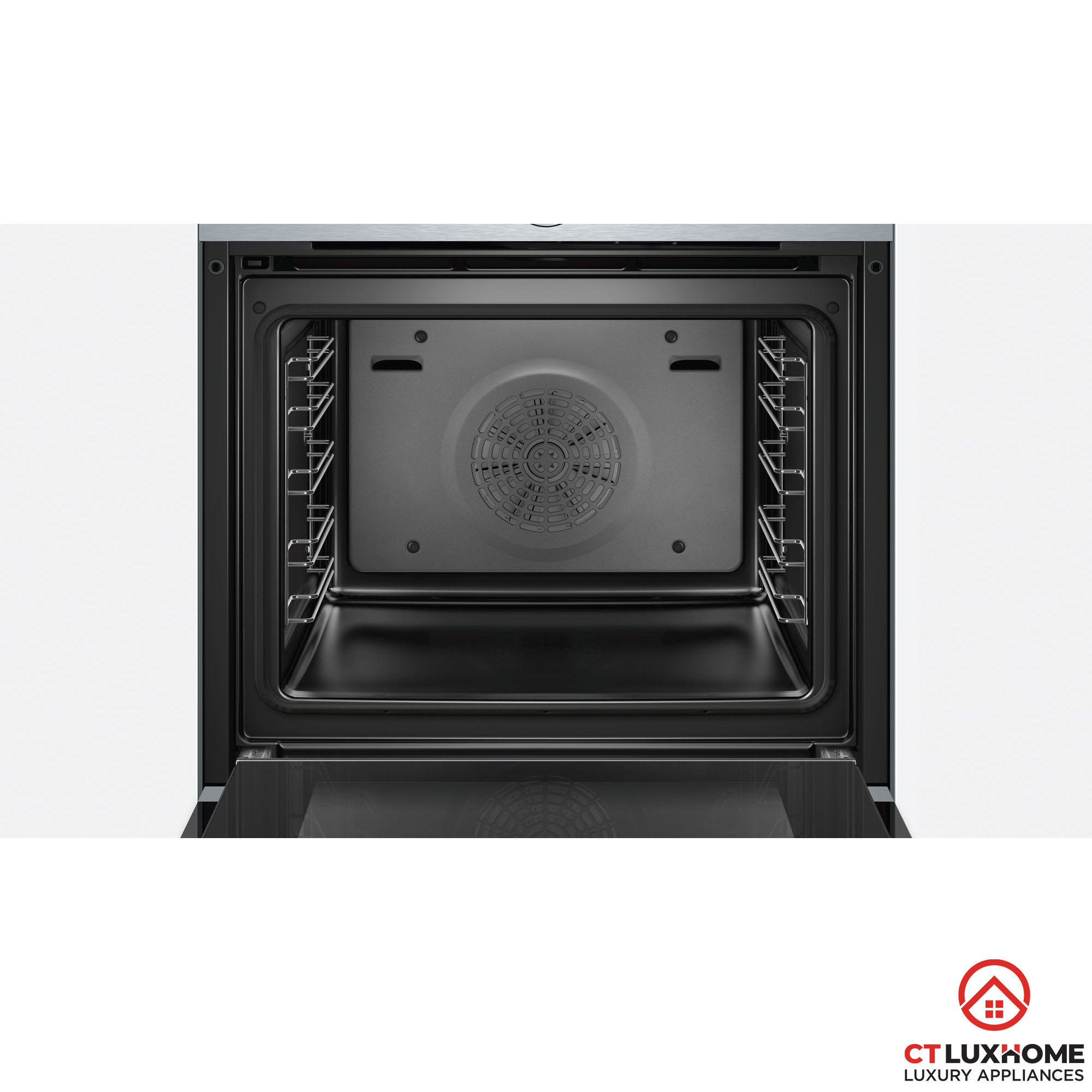 LÒ NƯỚNG ÂM TỦ BOSCH HBG635BS1 SERIE 8 71 LÍT ECOCLEAN