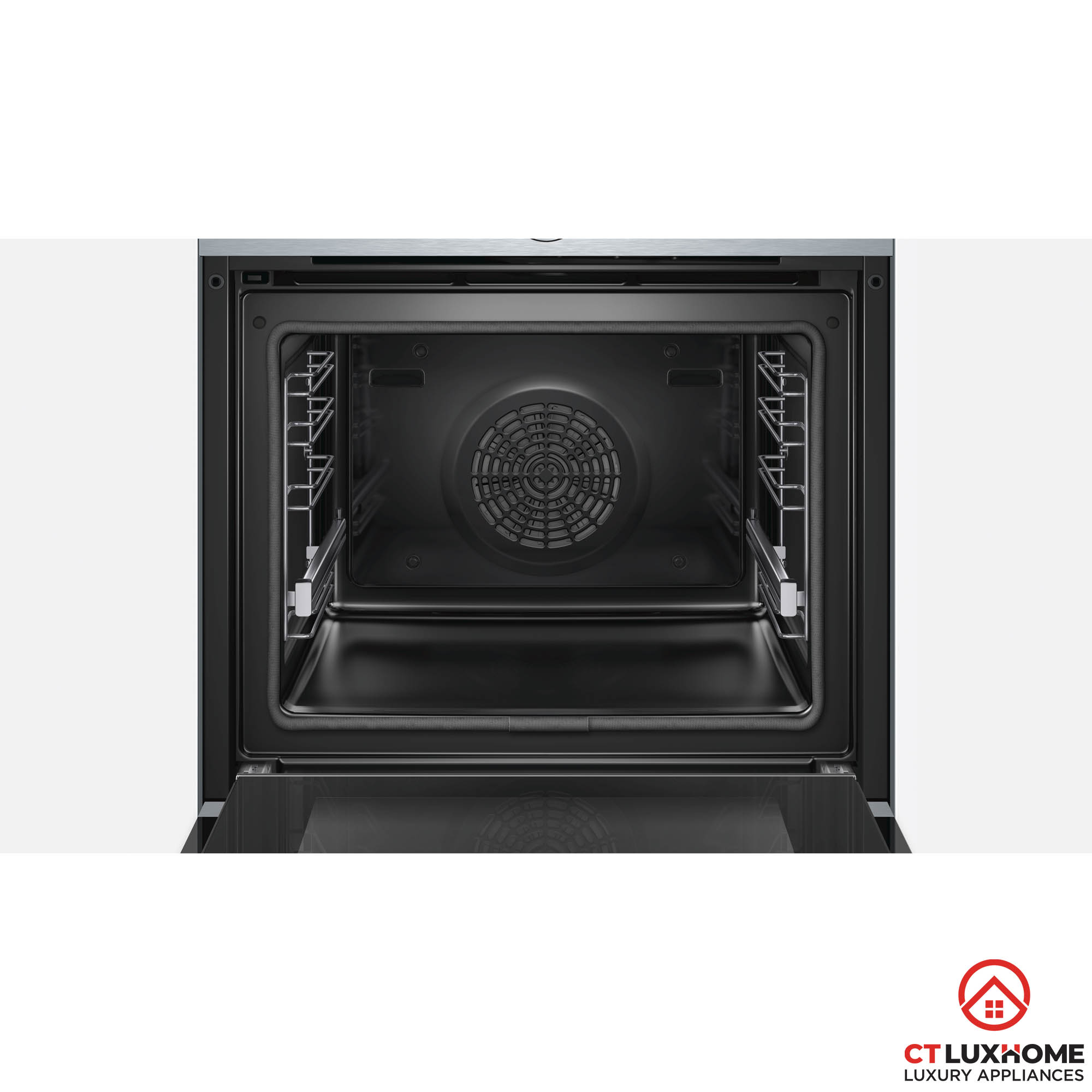 LÒ NƯỚNG BOSCH HBG6764S6B SERIE 8 71L ÂM TỦ NHIỆT PHÂN