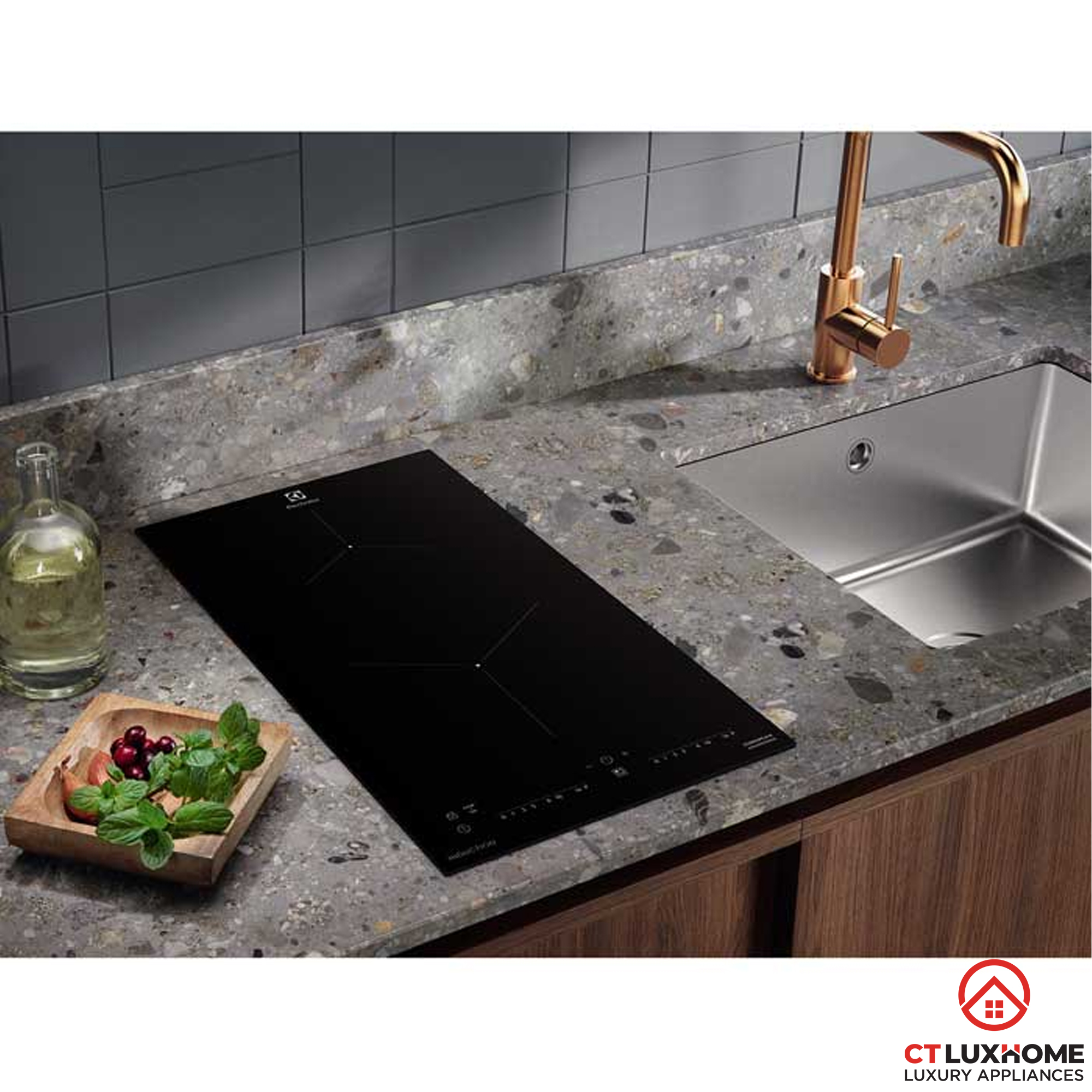 BẾP TỪ ÂM HAI VÙNG NẤU ELECTROLUX EHI325CA CẢM ỨNG 3700W