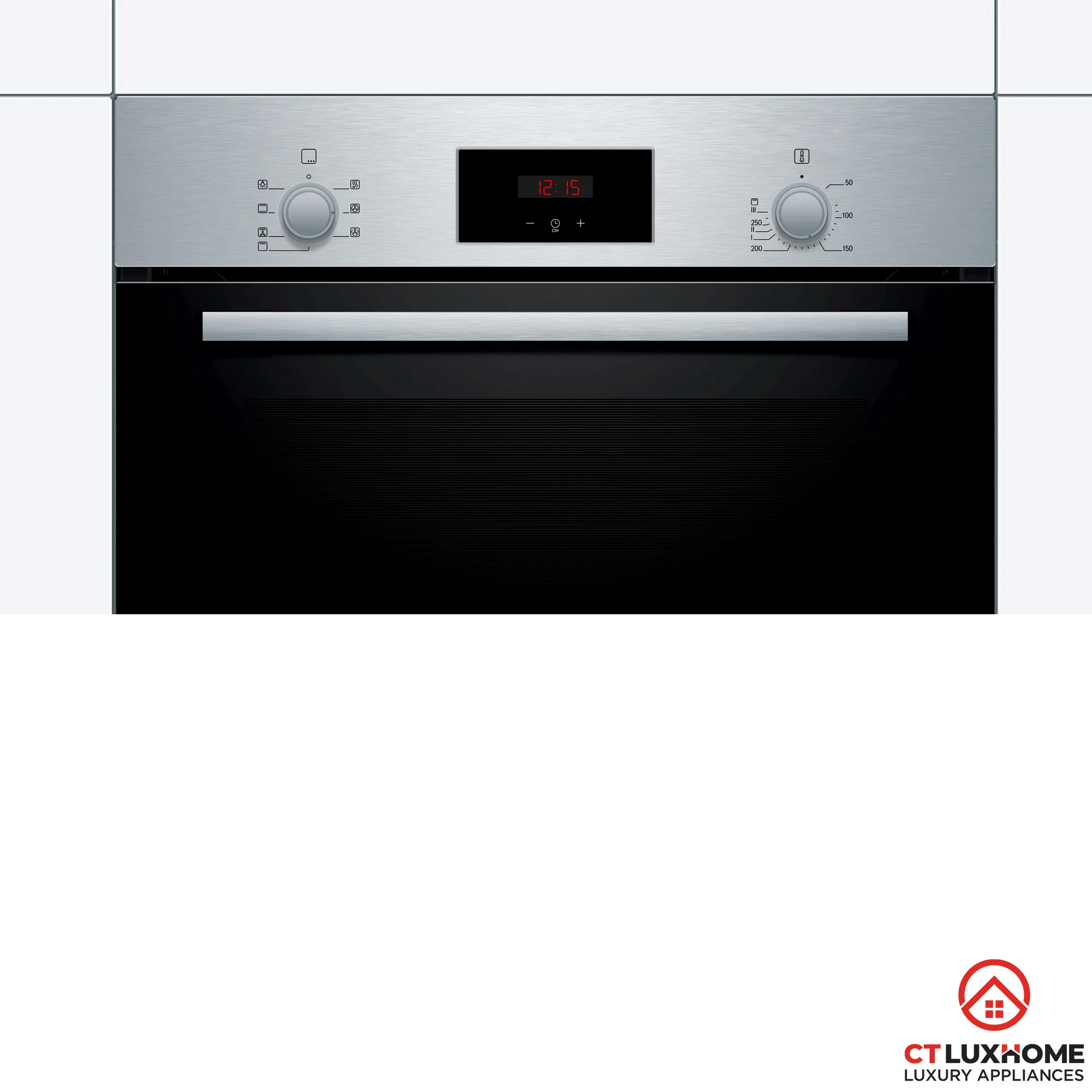 LÒ NƯỚNG ÂM TỦ BOSCH HBF113BR0A SERIE 2 66L MẶT INOX