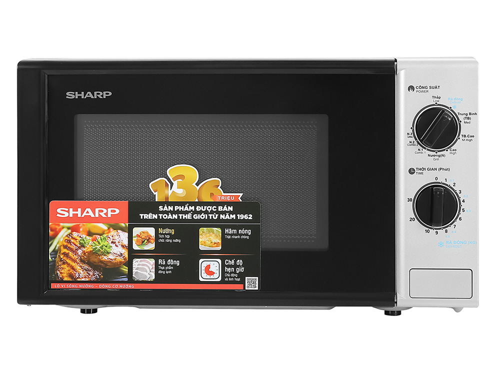 Lò vi sóng Sharp 20 lít R-G225VN-BK