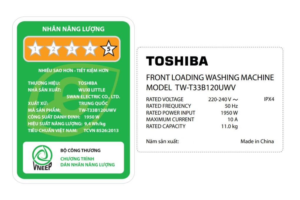 Máy giặt Toshiba Inverter 13 kg TW-T33B140UWV(MK)
