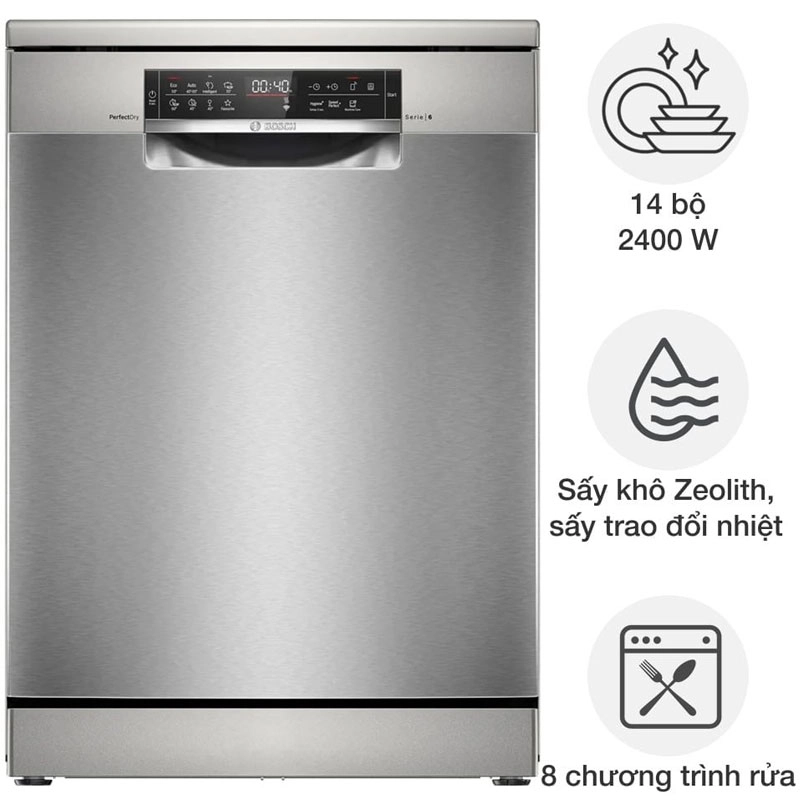 Máy rửa bát 14 bộ Bosch SMS6ZCI01P