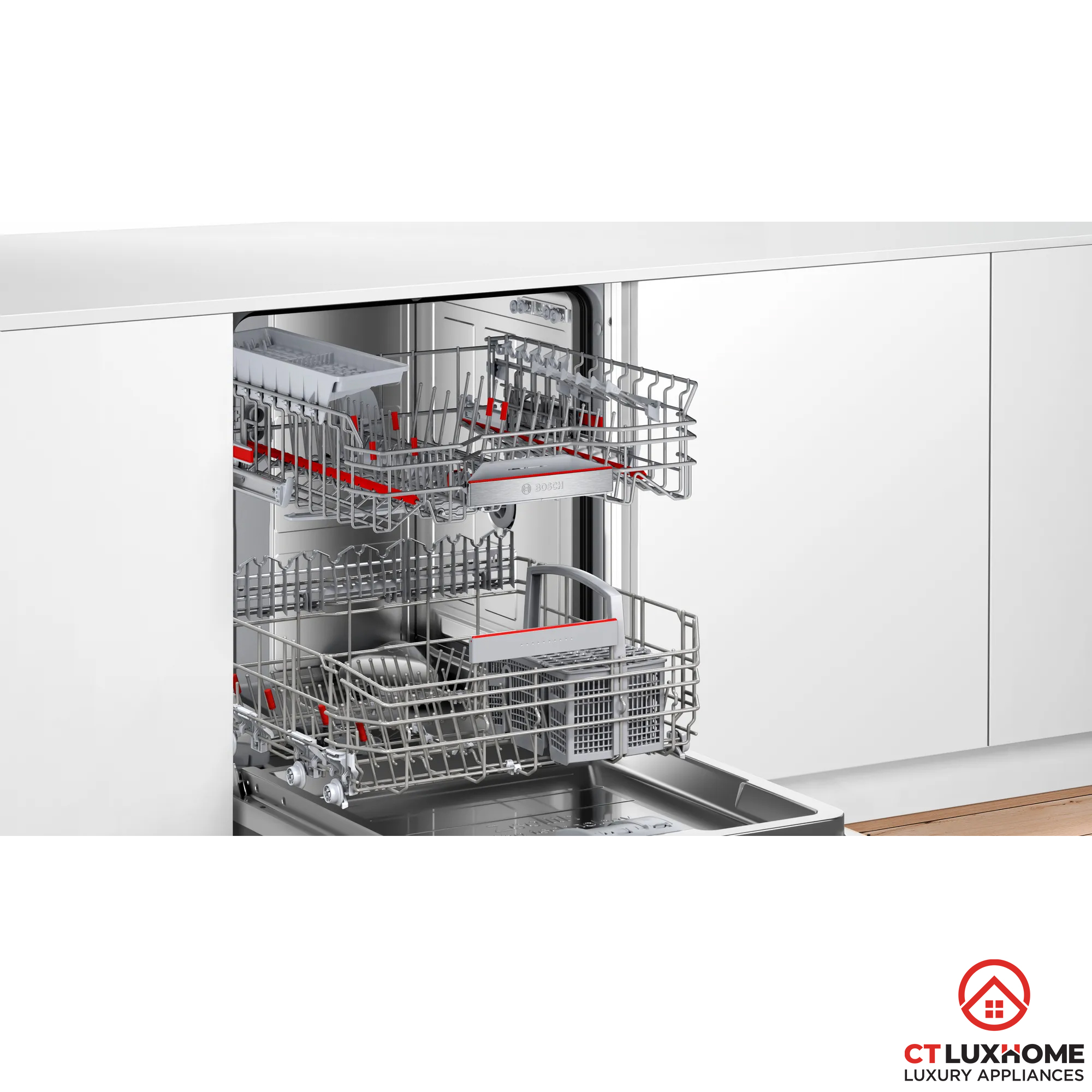 MÁY RỬA BÁT BÁN ÂM BOSCH SMI6ZBS01D SERIE 6 SẤY ZEOLITH