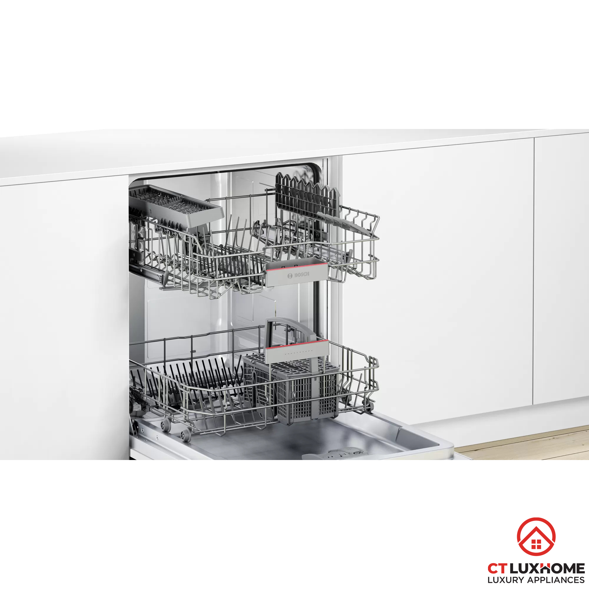 MÁY RỬA BÁT BÁN ÂM BOSCH SMI46IS03E SERIE 4 13 BỘ