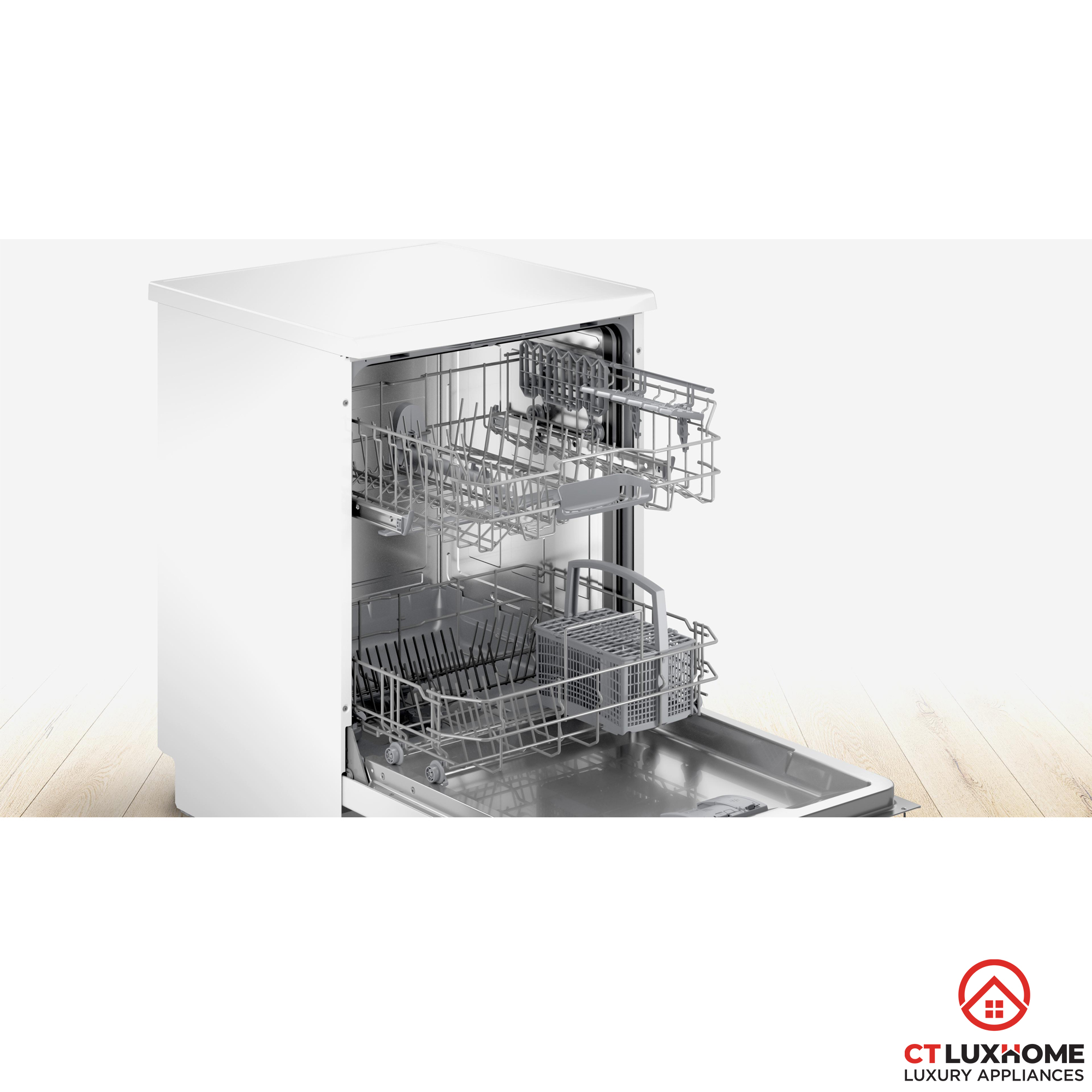 MÁY RỬA BÁT ĐỘC LẬP BOSCH SMS23BW01T SERIE 2 12 BỘ