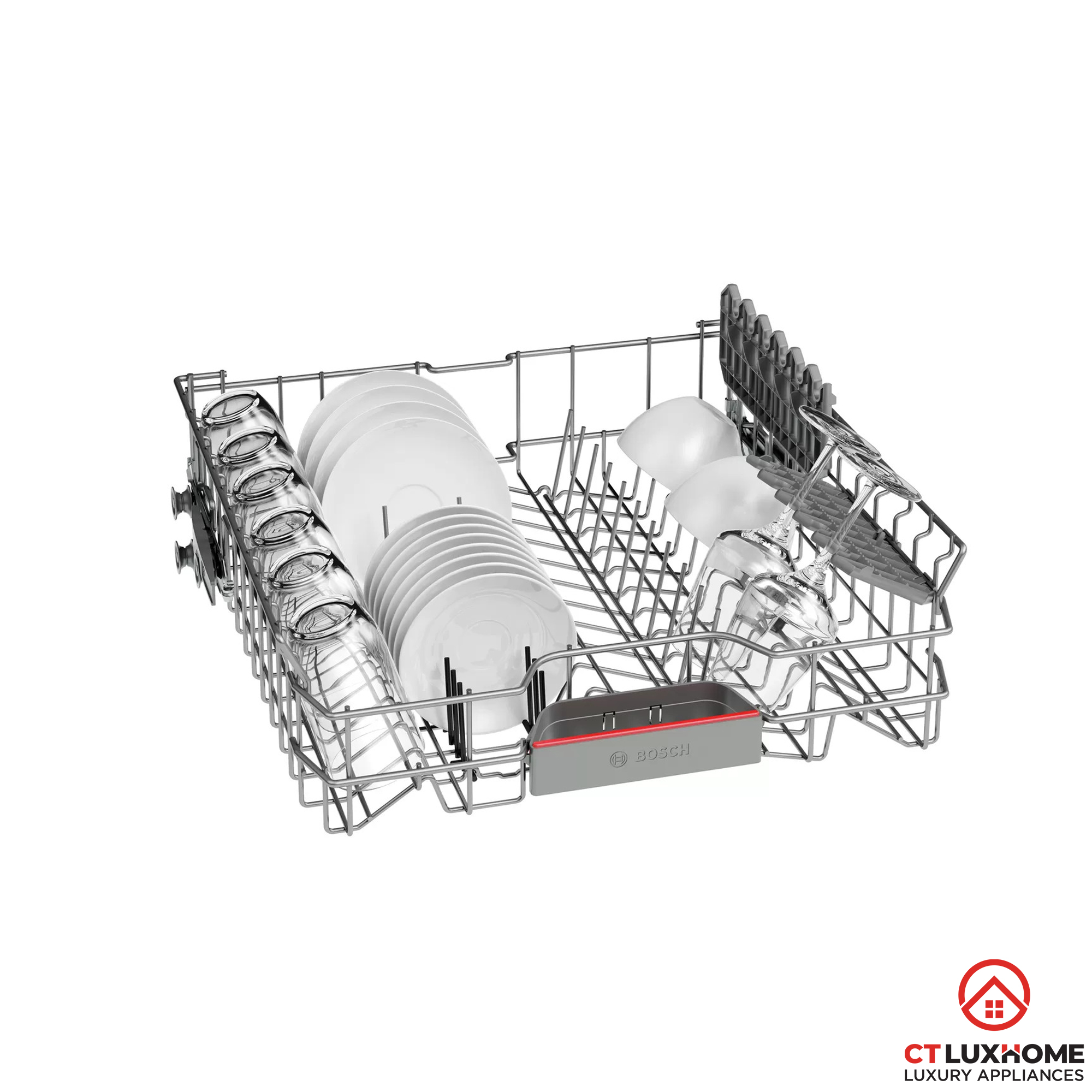 MÁY RỬA BÁT BÁN ÂM BOSCH SMU46GS01E SERIE 4 12 BỘ