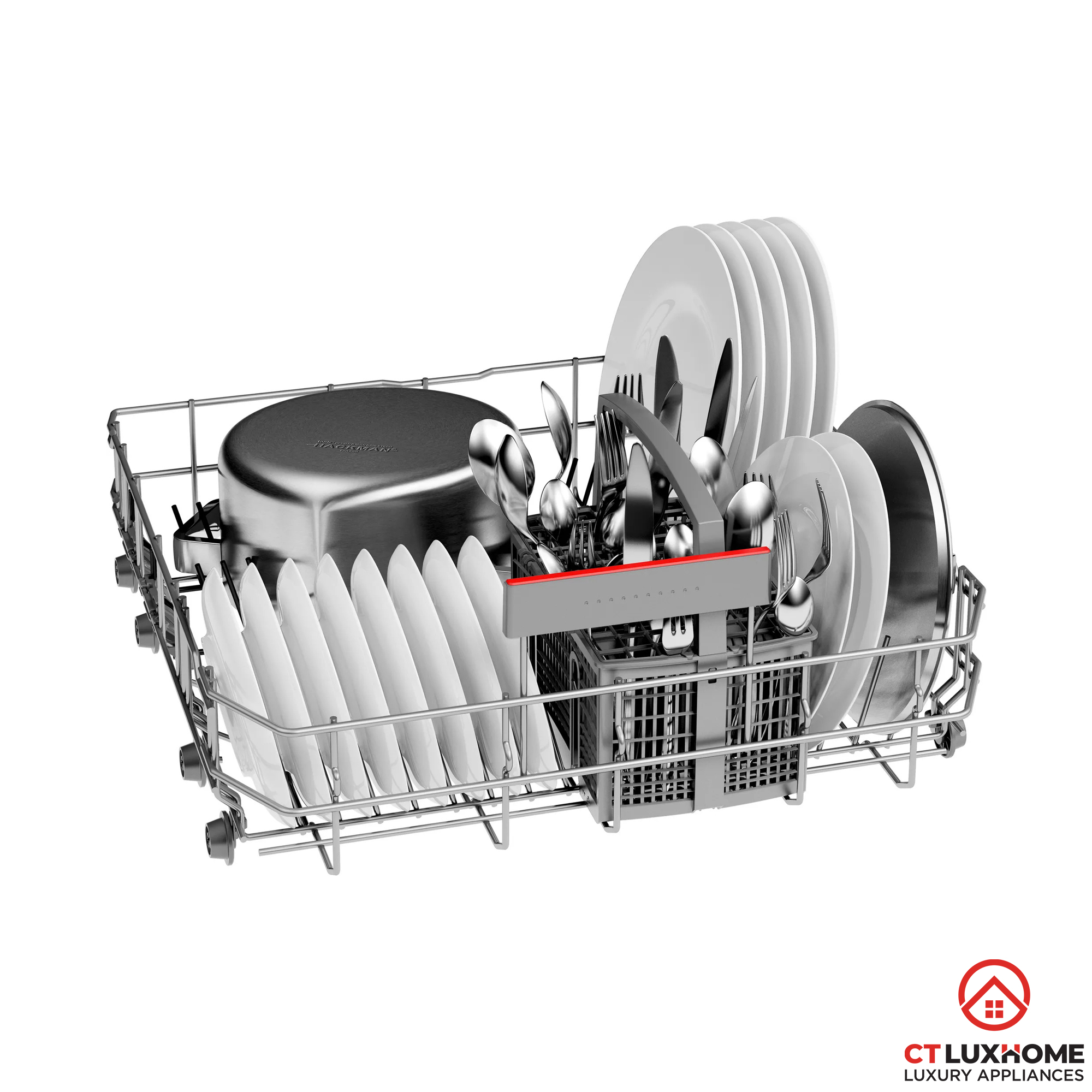 MÁY RỬA BÁT BÁN ÂM BOSCH SMU46GS01E SERIE 4 12 BỘ