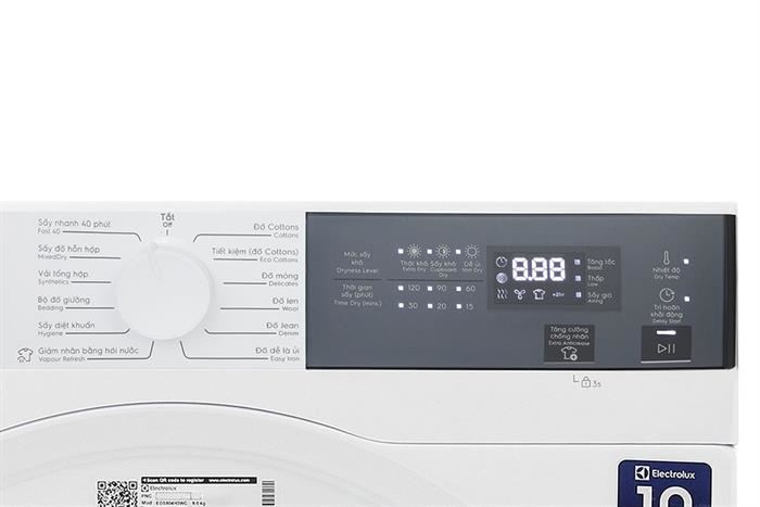 Máy sấy thông hơi Electrolux UltimateCare 9 kg EDS904H3WC