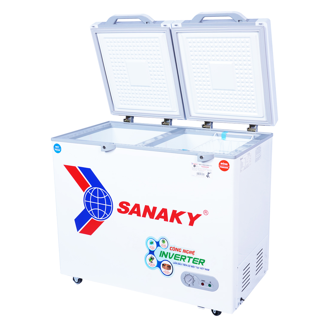 Tủ đông Sanaky Inverter 195 lít VH-2599W4K