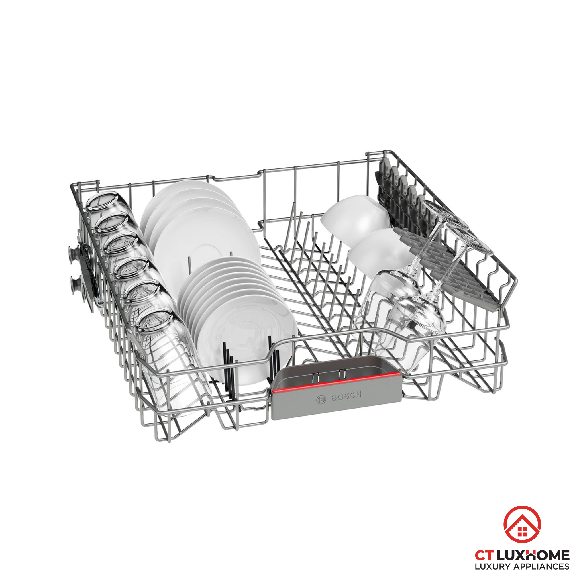 MÁY RỬA BÁT ÂM TỦ BOSCH SMV4EVX10E SERIE 4 SẤY HÉ CỬA
