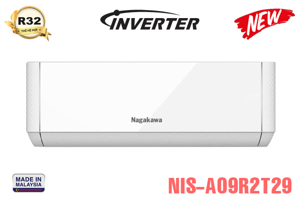 Điều hòa Nagakawa 9.000 BTU 2 chiều inverter NIS-A09R2T29