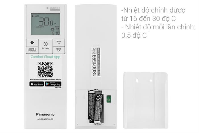 Điều hòa Panasonic cao cấp 2 chiều 12000Btu Inverter CS/CU-XZ12BKH-8