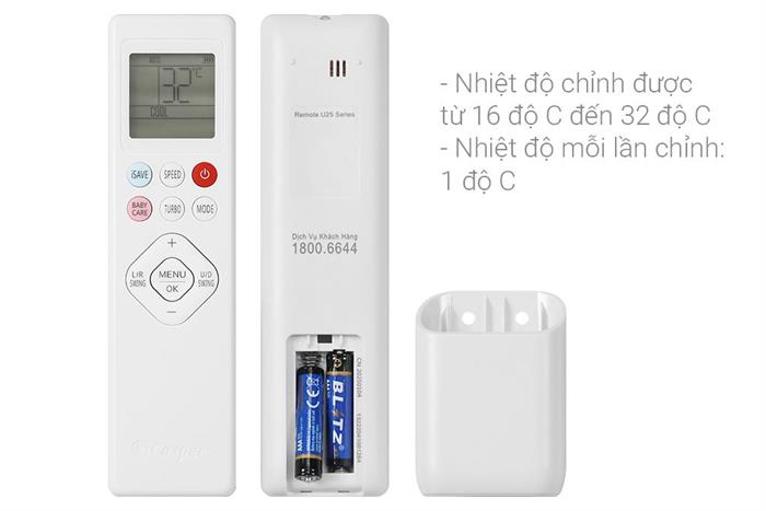 Điều hòa Casper Inverter 12000BTU 2 chiều QH-12IU36A