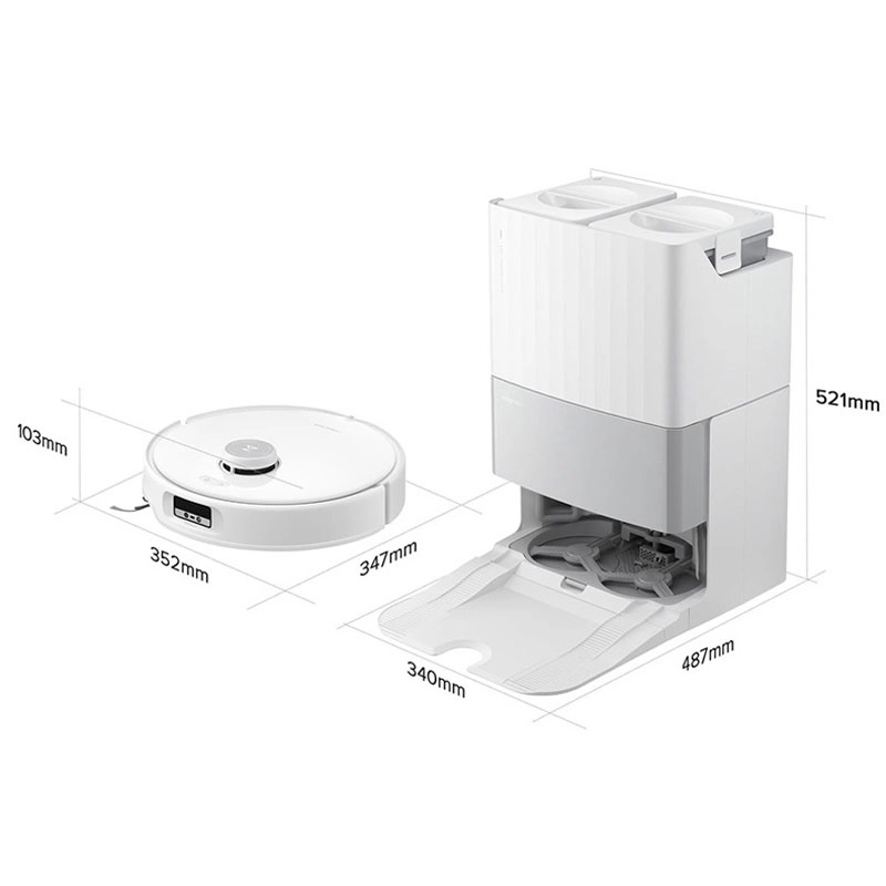 Robot hút bụi lau nhà Roborock Qrevo 5V1 Trắng