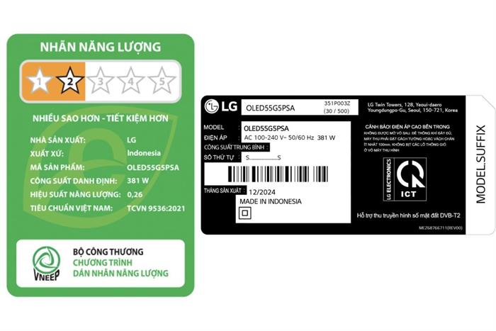 Smart Tivi LG 55 Inch LG OLED evo G5 AI 4K OLED55G5PSA