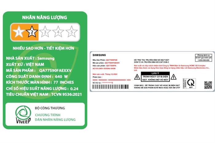 Smart Tivi OLED Samsung AI 4K 77 inch QA77S90F [ QA77S90FAEXXV ]