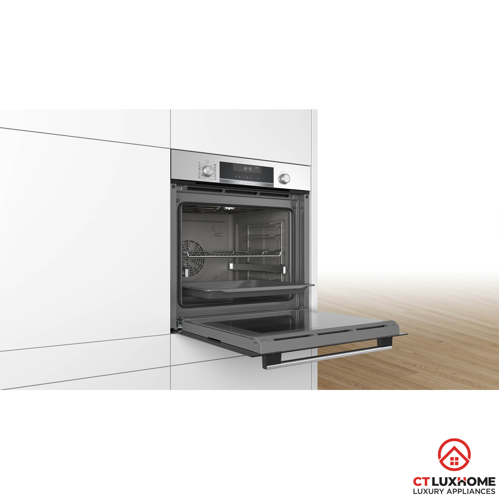 LÒ NƯỚNG BOSCH HBG5585S6B SERIE 6 71L ÂM TỦ AUTOPILOT 30
