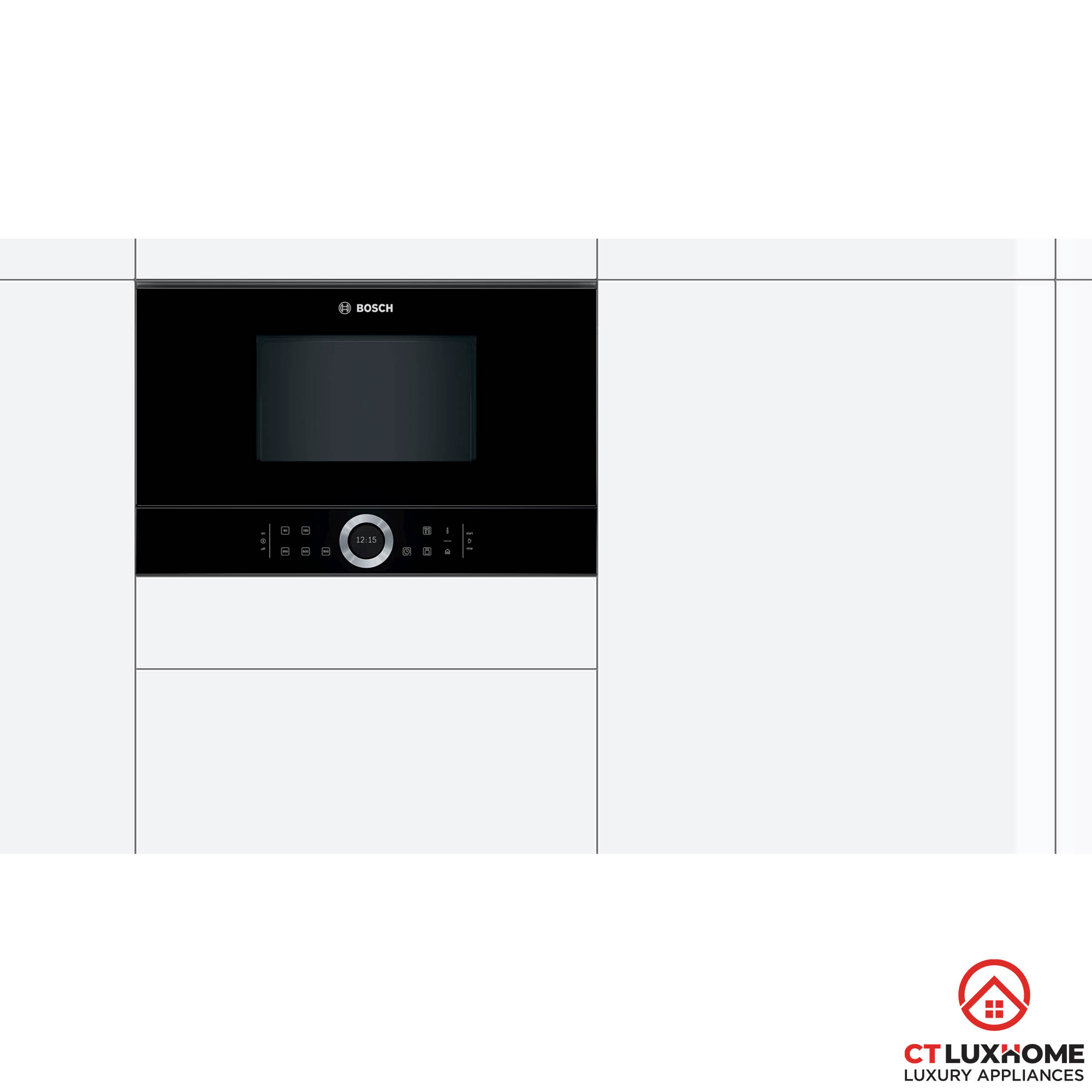 LÒ VI SÓNG ÂM TỦ BOSCH BFL634GB1B SERIE 8 21 LÍT AUTOPILOT 7