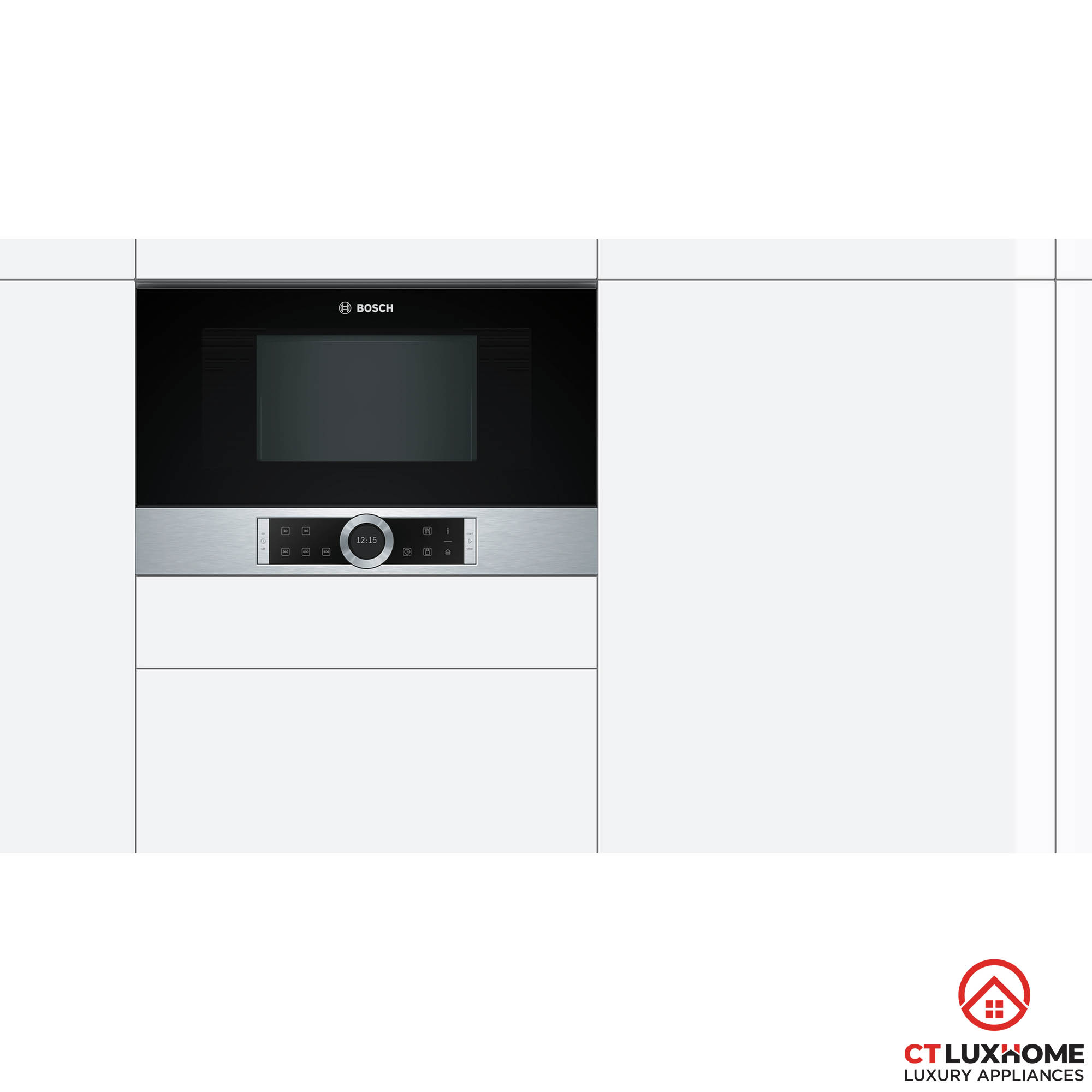 LÒ VI SÓNG BOSCH BFL634GS1B SERIE 8 ÂM TỦ 21 LÍT AUTOPILOT 7