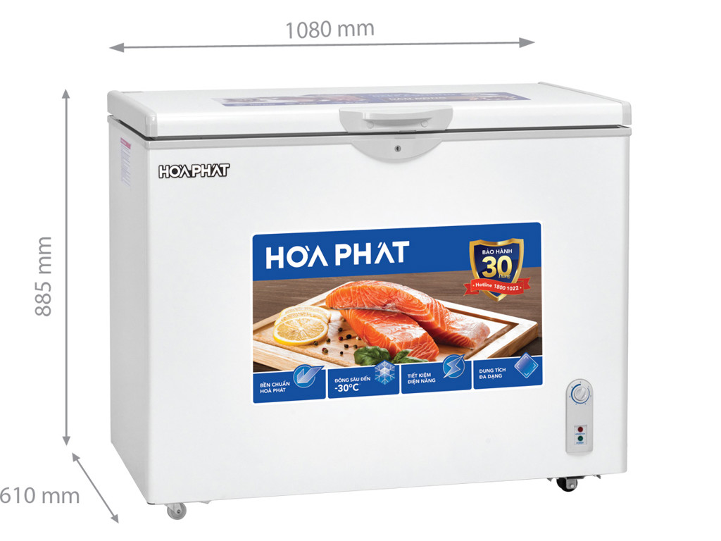 Tủ đông Hòa Phát 1 ngăn 1 chế độ đông HPF AN6252