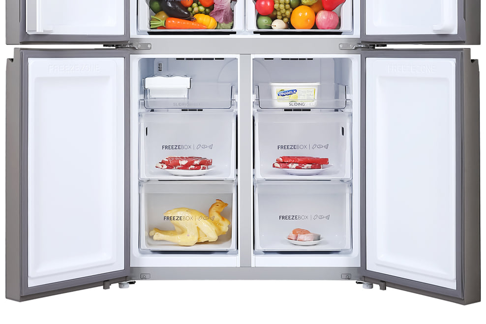 Tủ lạnh Aqua AQR-IG636FM (GB) 549 lít 4 cửa Inverter