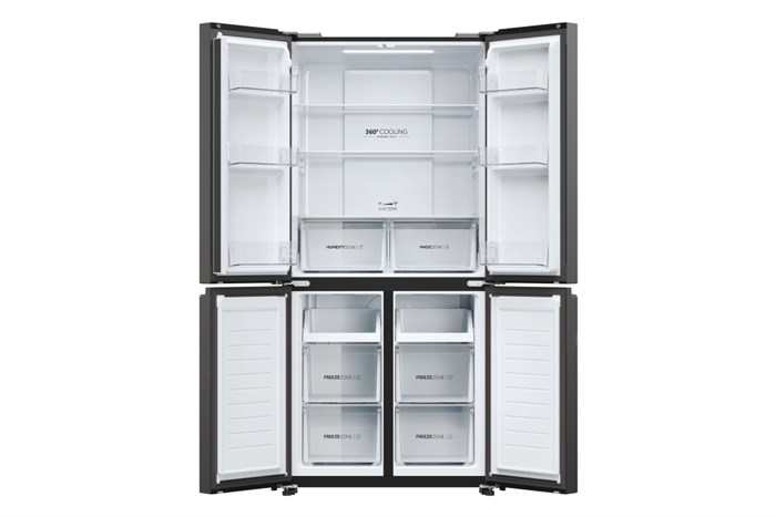 Tủ lạnh Aqua Inverter 469 lít Multi Door AQR-M536XA (SL)