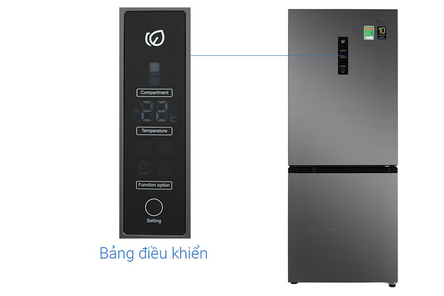 Tủ lạnh Aqua AQR-B306MA(HB) 260 lít Inverter