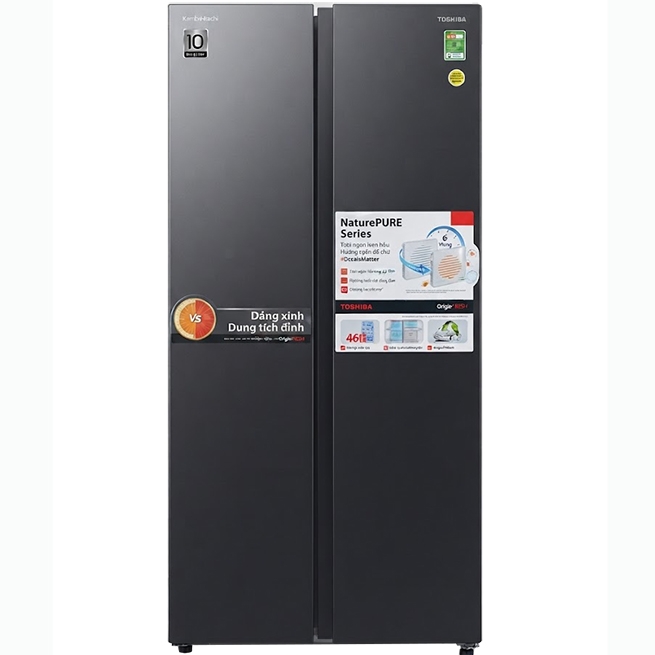 Tủ lạnh Toshiba Inverter 461 lít GR-RS601WE-PMV(06)-MG
