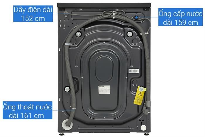 Máy giặt sấy Toshiba Inverter giặt 13 kg - sấy 8 kg TWD-T21BU140UWV(MG)