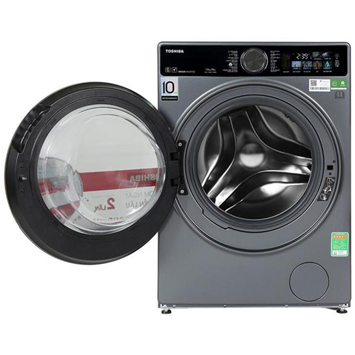 Máy giặt sấy Toshiba Inverter giặt 13 kg – sấy 8 kg TWD-T25BZP140MWV(MG)