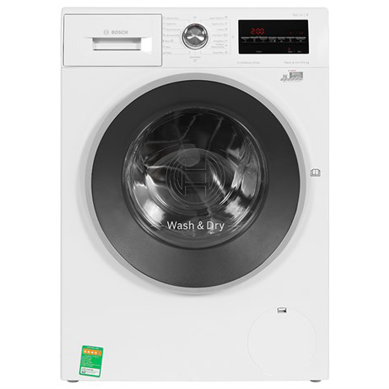 Máy giặt Bosch tích hợp sấy, giặt 9 kg - sấy 6 kg WNA14400SG