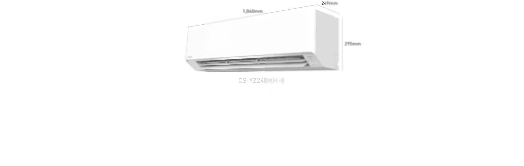 Điều hòa Panasonic Inverter 24000 BTU 2 chiều CU/CS-YZ24BKH-8