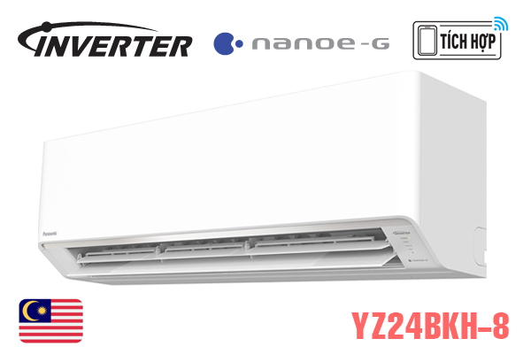 Điều hòa Panasonic Inverter 24000 BTU 2 chiều CU/CS-YZ24BKH-8
