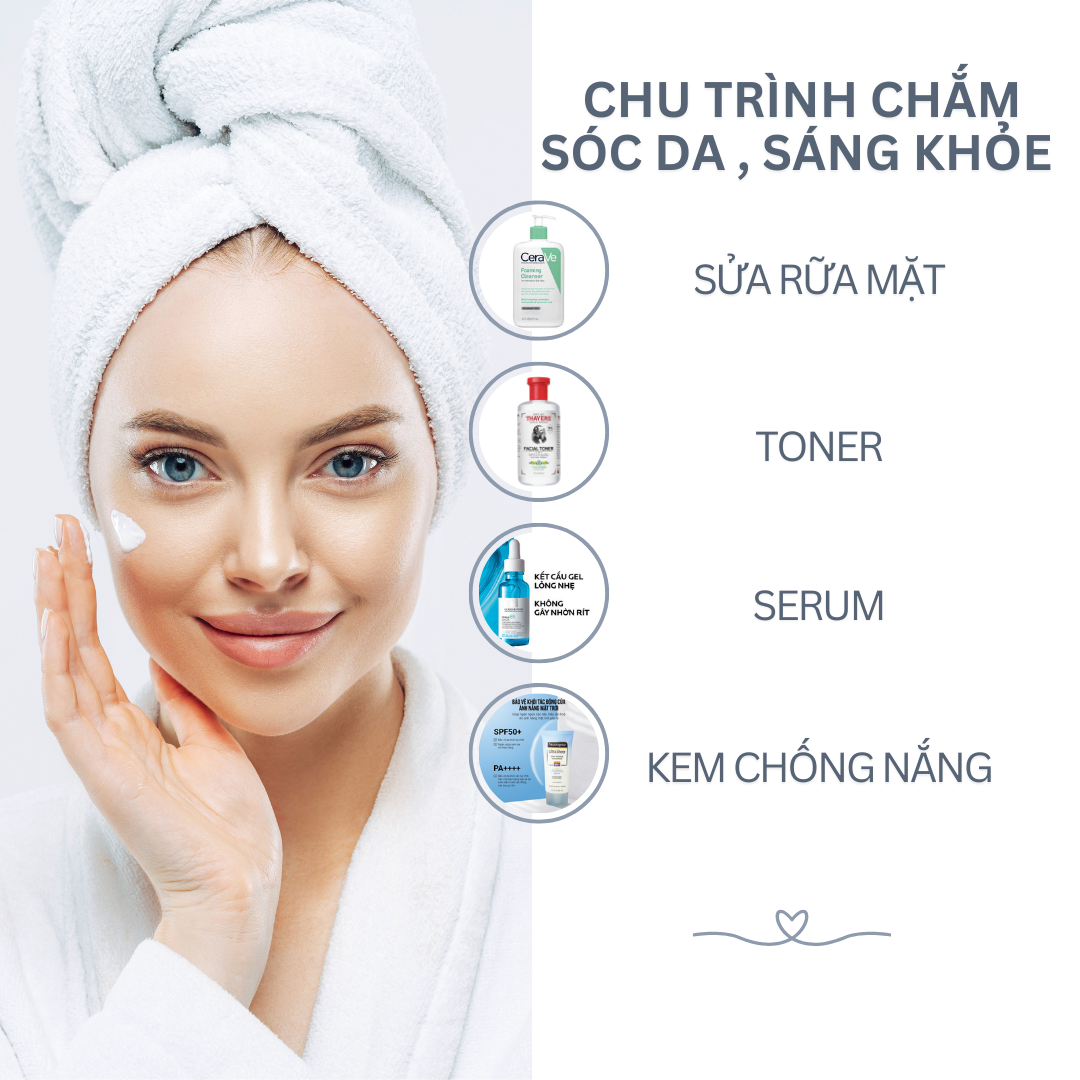 Bí quyết chăm sóc da hàng ngày sáng khỏe với mỹ phẩm