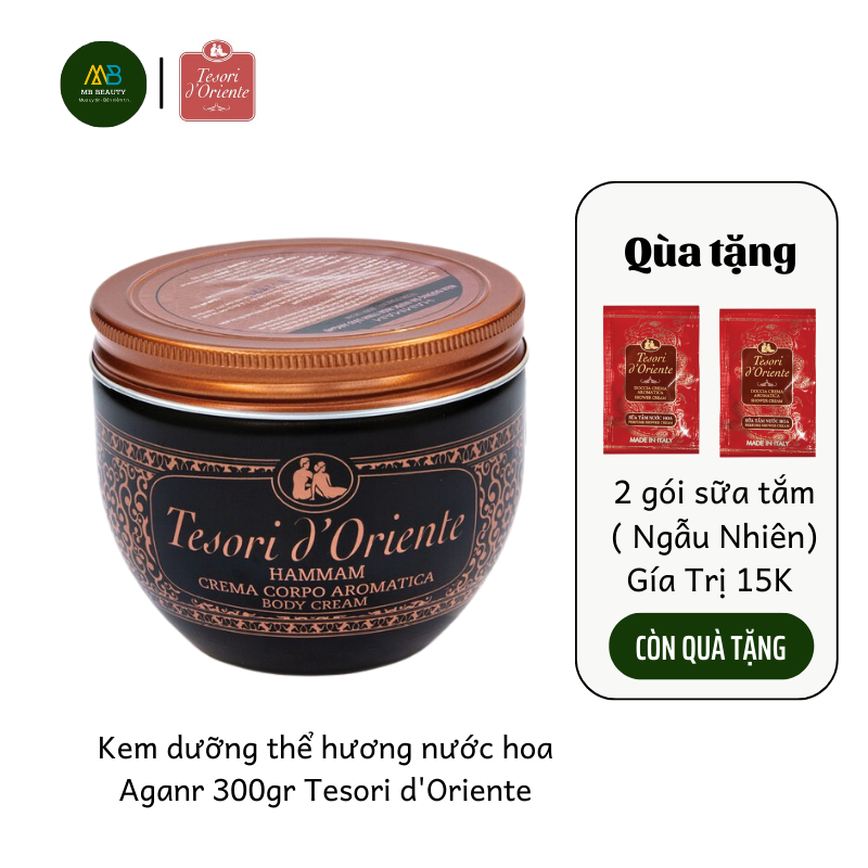 Kem Dưỡng Thể Hương Nước Hoa Hamman 300gr Tesori D'Oriente