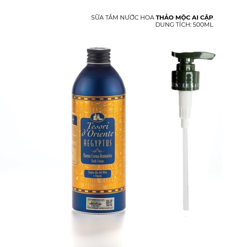 Sữa Tắm Hương Nước Hoa Ai Cập Tesori d'Oriente 250ml-500ml