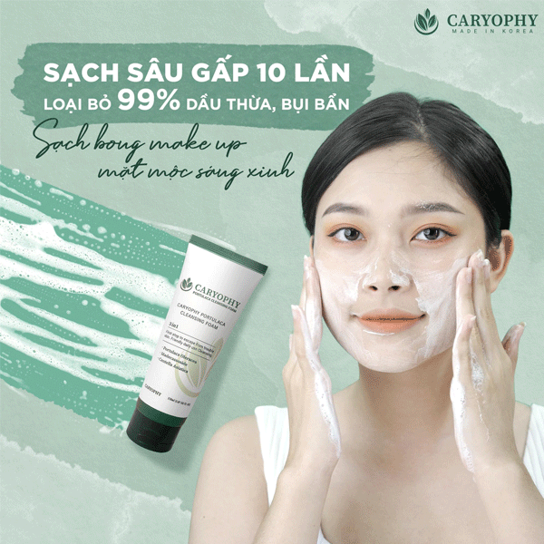 Sữa Rửa Mặt Caryophy Ngăn Ngừa Mụn Giảm Thâm 150ml