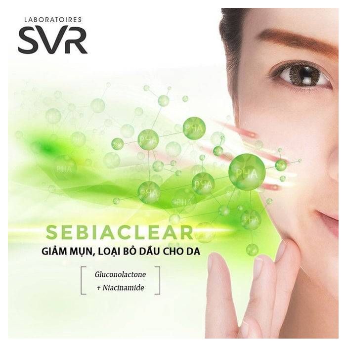 Gel Rửa Mặt SVR Không Chứa Xà Phòng Cho Da Dầu 400ml Sebiaclear Gel Moussant
