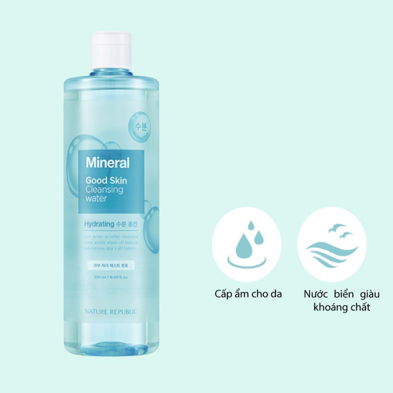 Nước Tẩy Trang Nature Republic Từ Khoáng Chất 500ml